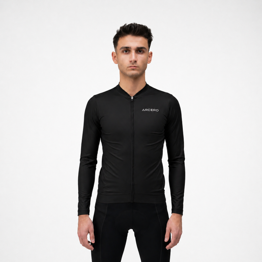 Aerino Langærmet Jersey Sort