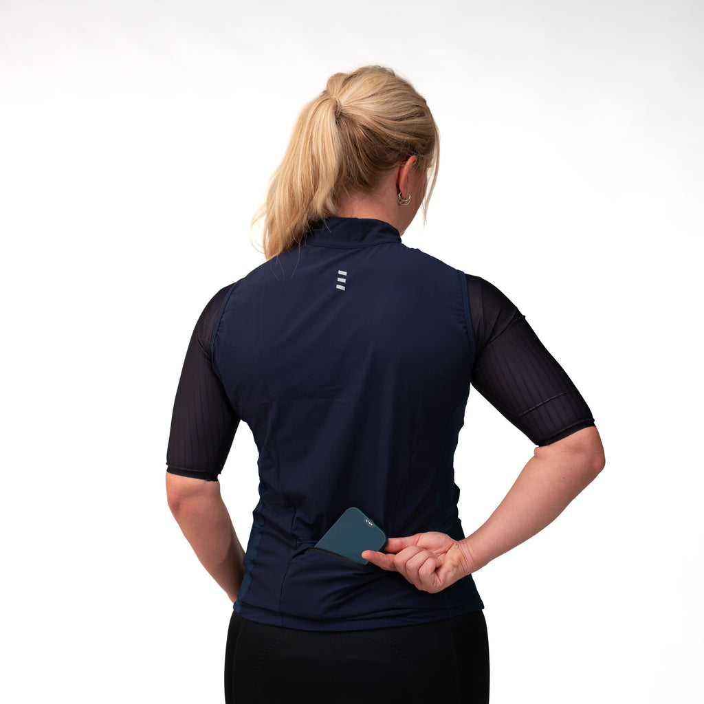 Aerino Windproof Vest Navy