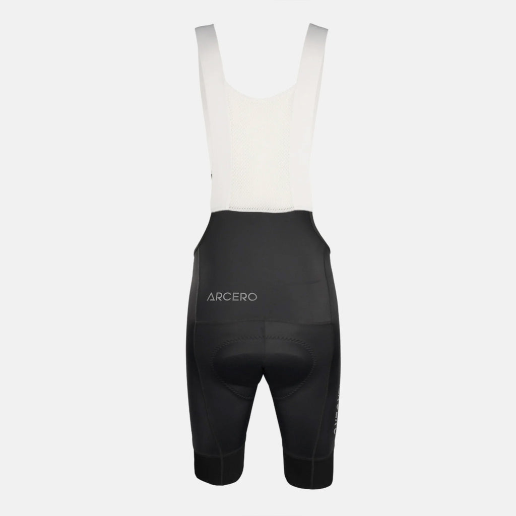 Vestro Pro Bibshorts Black Reflective Logo